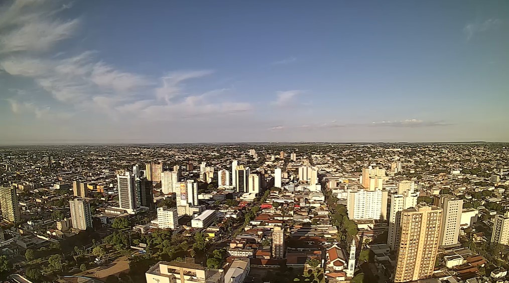 Campo Grande nesta manhã de quinta-feira