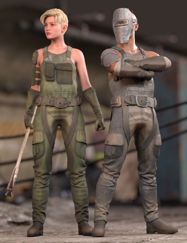 Working Sci-Fi Outfit for Genesis 9
