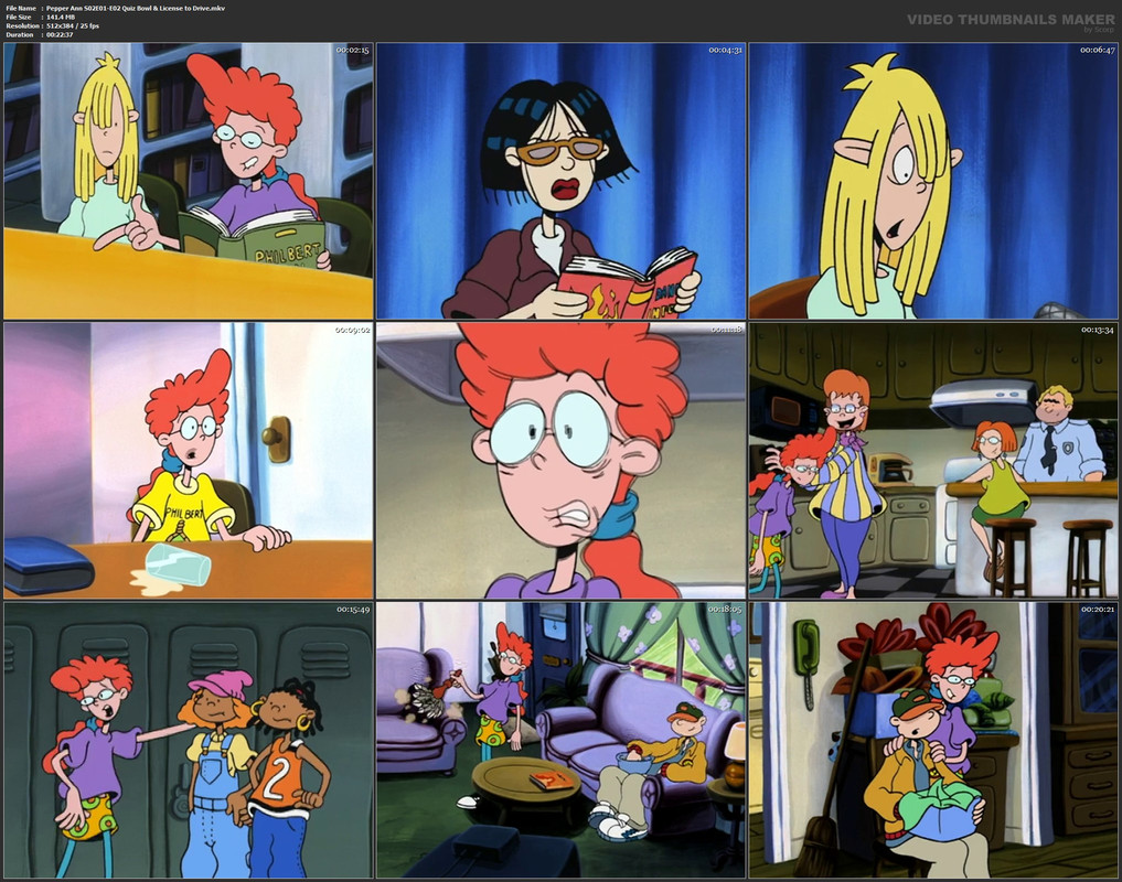Pepper Ann S02E01-E02 Quiz Bowl & License to Drive.mkv