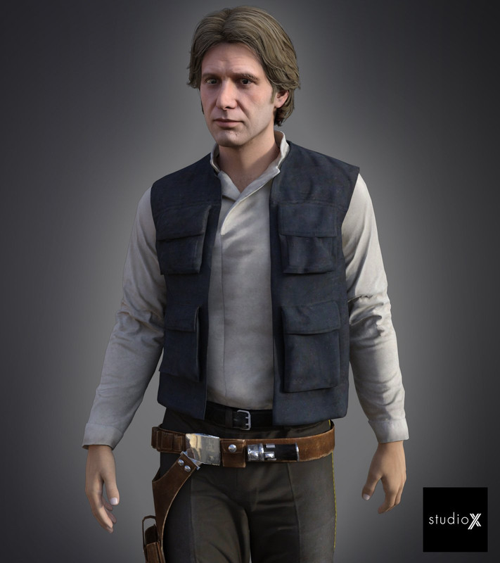 Han Solo For Genesis 8 Male