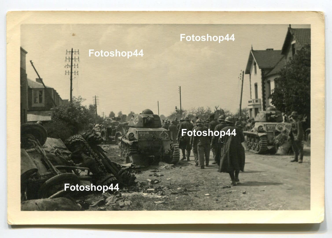 Foto Frankreich gefangene französische Soldaten 