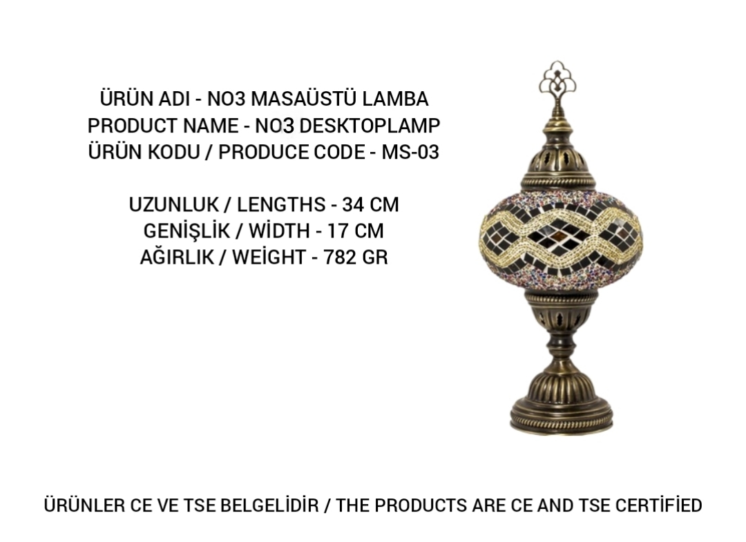 MS-03 mosaic lamp