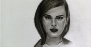 How to draw & shade a realistic female face-portrait