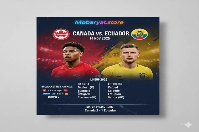 مباراة كندا والإكوادور بث مباشر ودية: بروفة المونديال في تورونتو