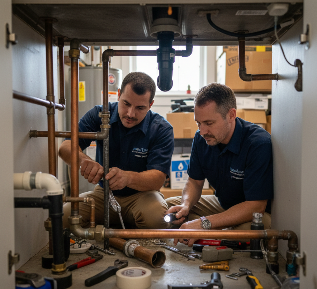 Plumbing Work in Progress