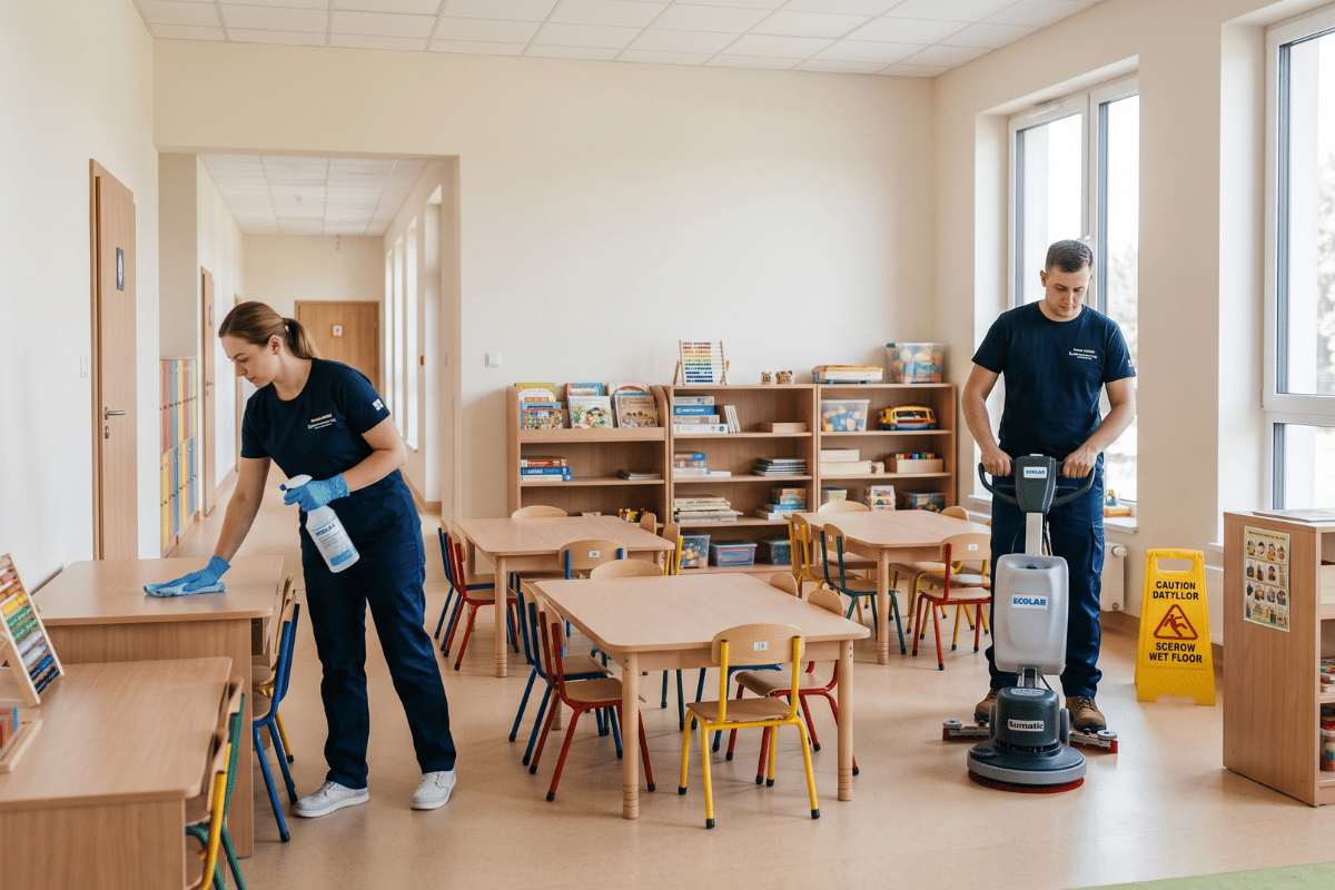 Sprzątanie szkół i przedszkoli w Rzeszowie. Jak przygotować placówkę przed rozpoczęciem roku szkolnego?