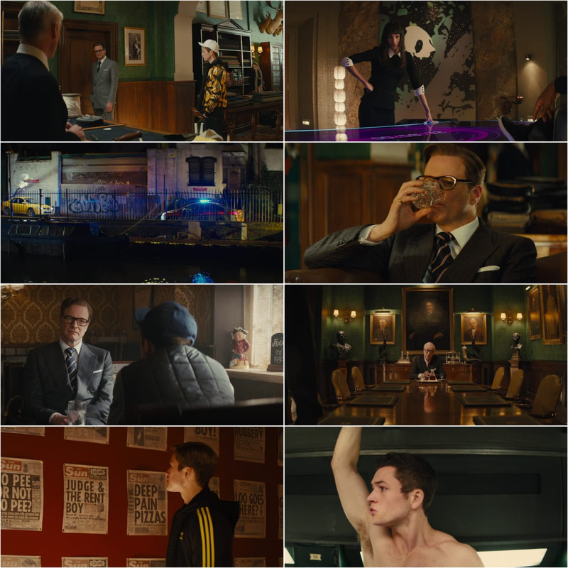 Kingsman The Secret Service (2014) Dual Audio [Hindi + English] Full Movie BluRay ESub screenshot