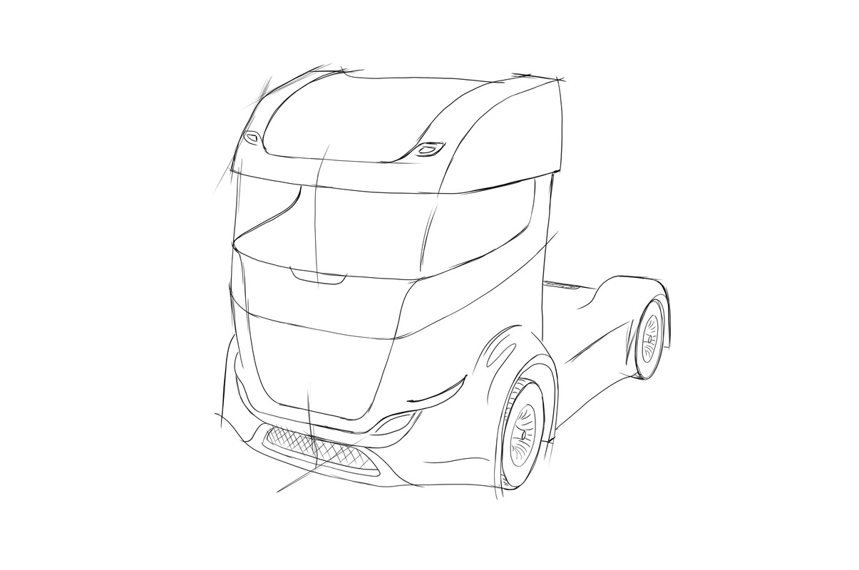 Electric Truck Concept — Automotive Design by RenForm Stockholm Design Studio, image 4