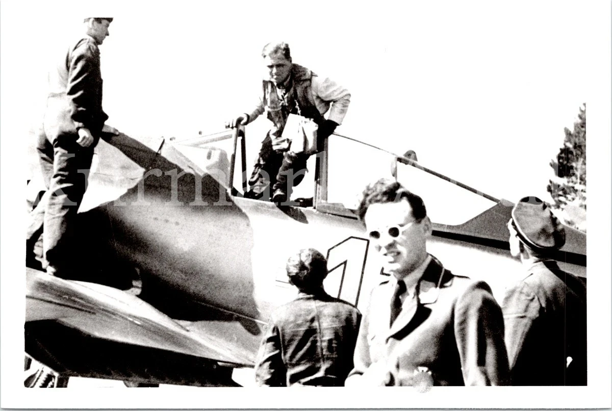 T560 Photo Wehrmacht Archive Repro Luftwaffe Aircraft Fw190 JG26 RKT Pilot