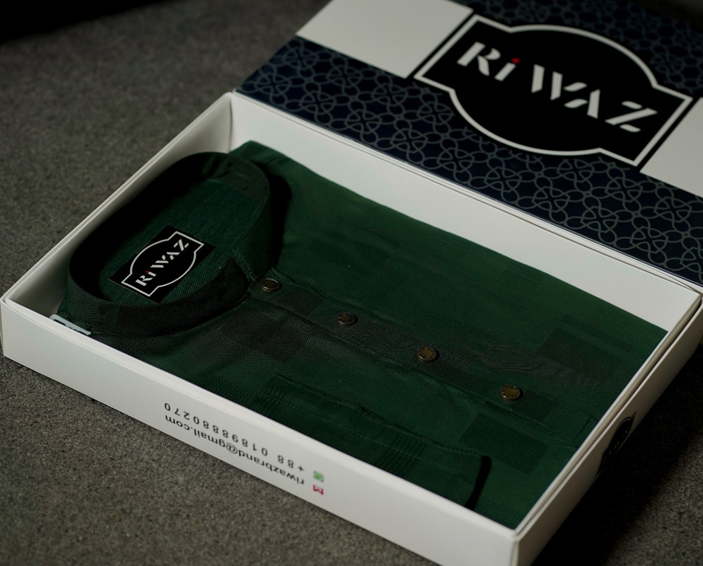 Premium Cotton Print Panjabi