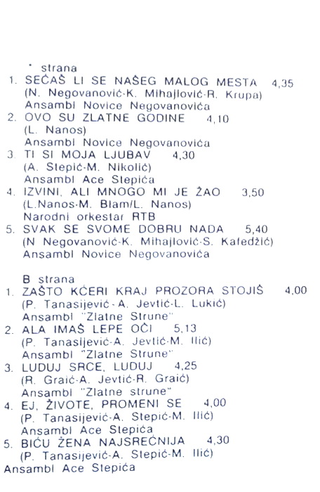 Lepa Lukic 1979-1 kz