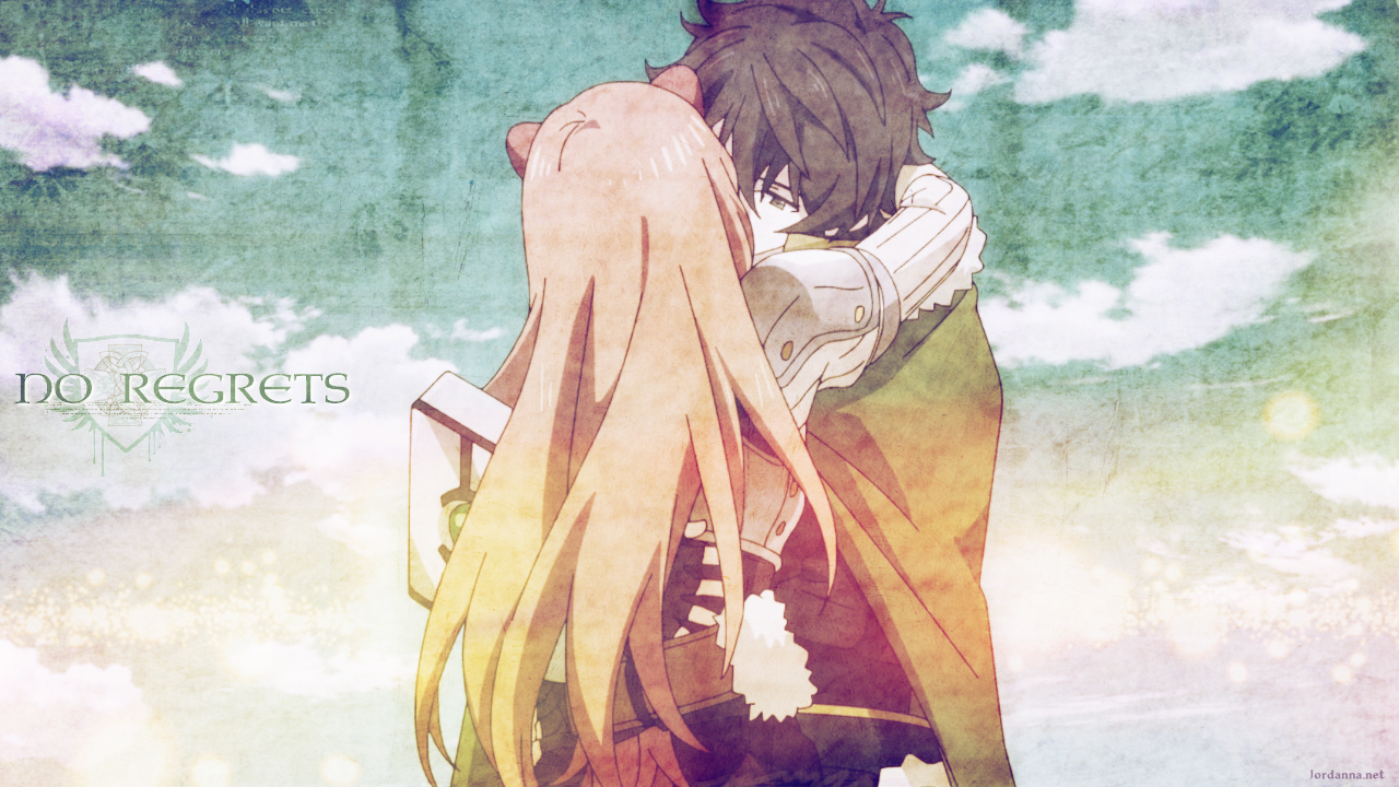 Wallpaper of Naofumi and Raphtalia from The Rising of the Shield Hero.