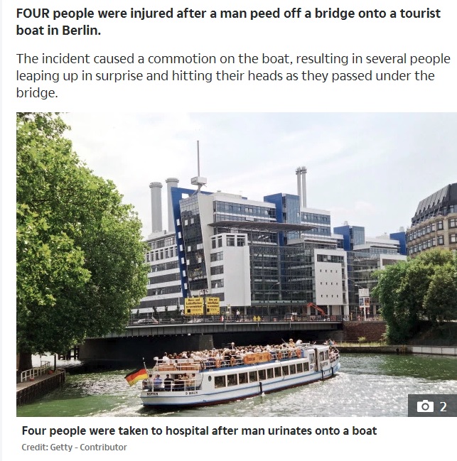 Gambar kapal wisata yang membawa wisatawan berkeliling Sungai Spree di Berlin.