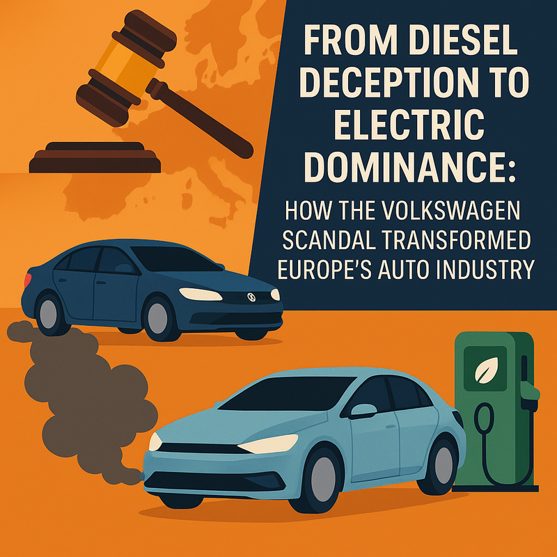 From Diesel Deception to Electric Dominance: How the Volkswagen Scandal Transformed Europe’s Auto Industry
