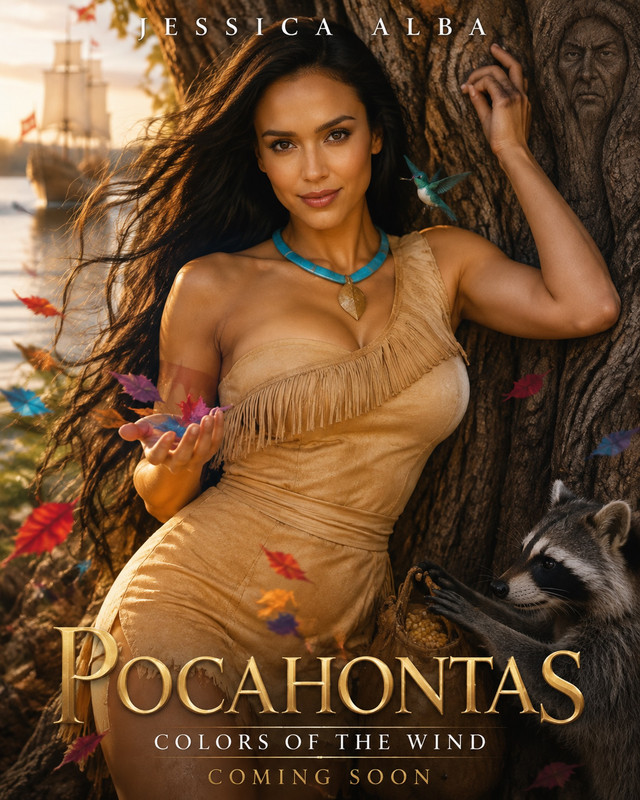 Jessica Alba Pocahontas