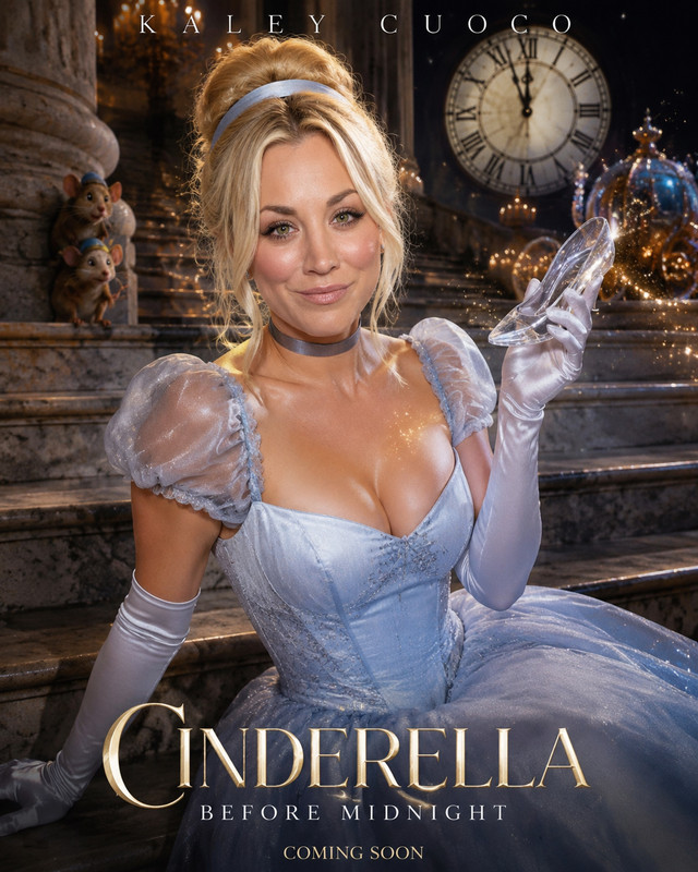 Kaley Cuoco Cinderella
