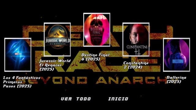 4 - Death Race 4, Beyond Anarchy [DVD9 Custom][Pal][Castellano][Sub:Cast][Acción][2018]