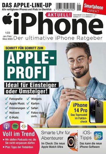 Cover: Smartphone Direkt Iphone Magazin No 01 Januar-März 2023