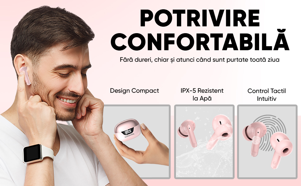 Casti wireless elegante design premium