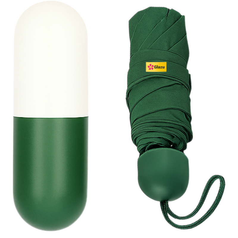 Capsule Umbrella, Emerald Green