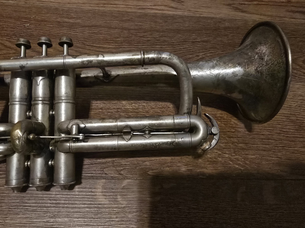 CONN 1914 NEW WONDER 80A TRUMPET sn 140380 (4)