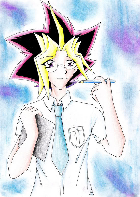 Hình vẽ Atemu (Yami Yugi) bộ YugiOh (vua trò chơi) - Page 5 1_Atemp_447