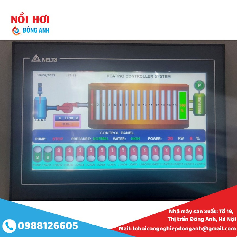 lò hơi điện