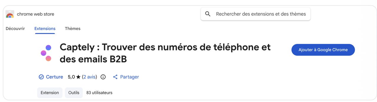 Ajouter à Chrome