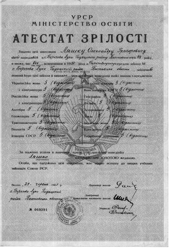 Аттестат