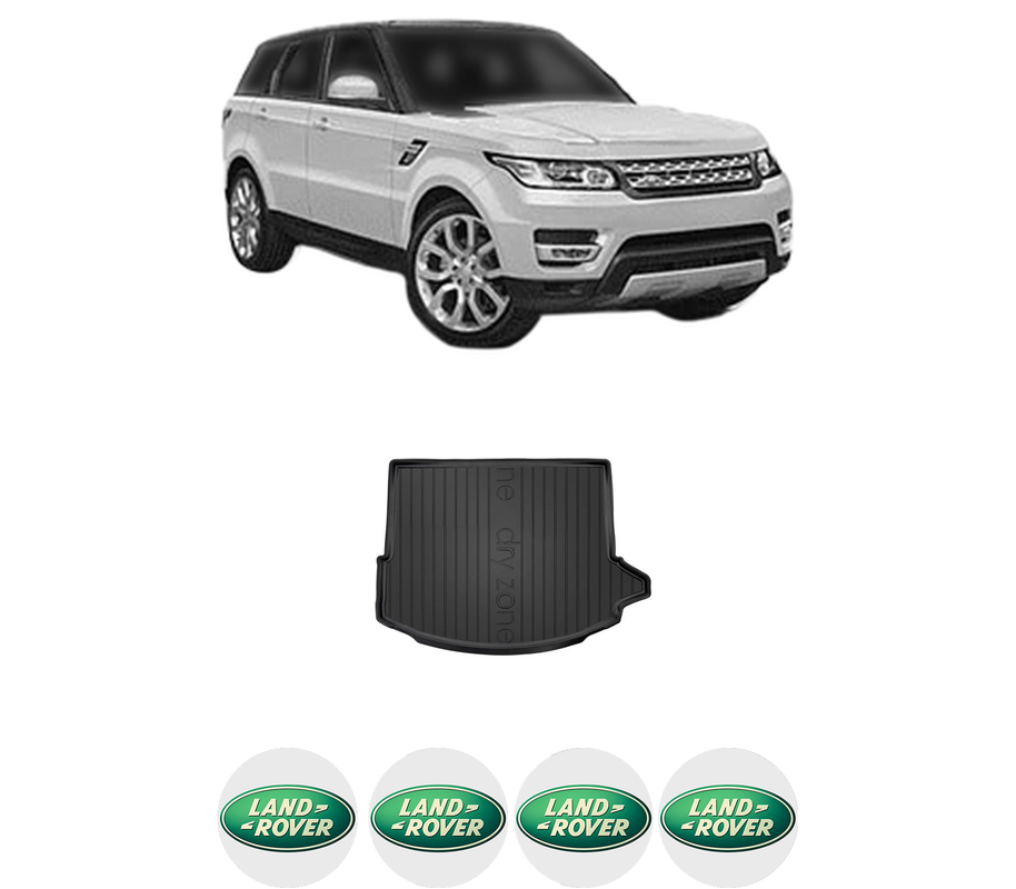 Tavita Portbagaj LAND ROVER DISCOVERY SPORT VAN (L550) din 2014-2017, Protectie Portbagaj Auto, 4x Stickere auto cu LAND ROVER