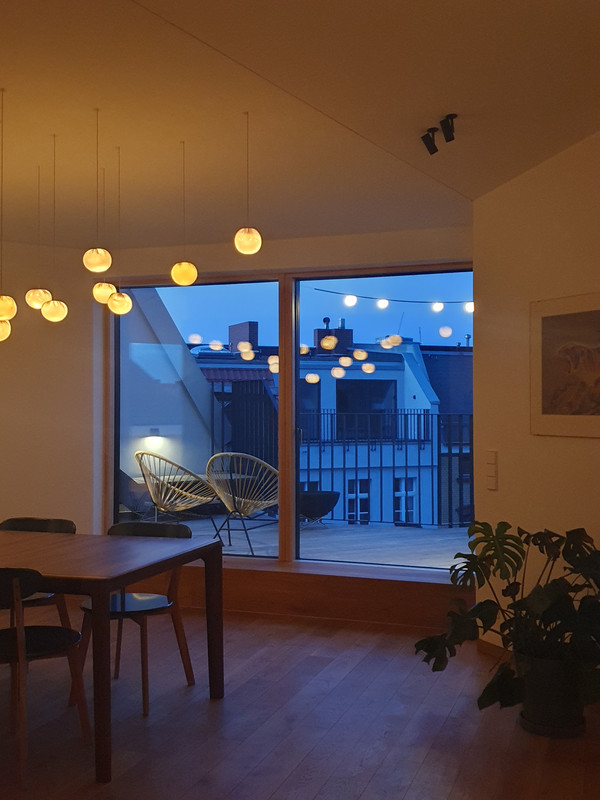 Penthouse Berlin evening atmosphere