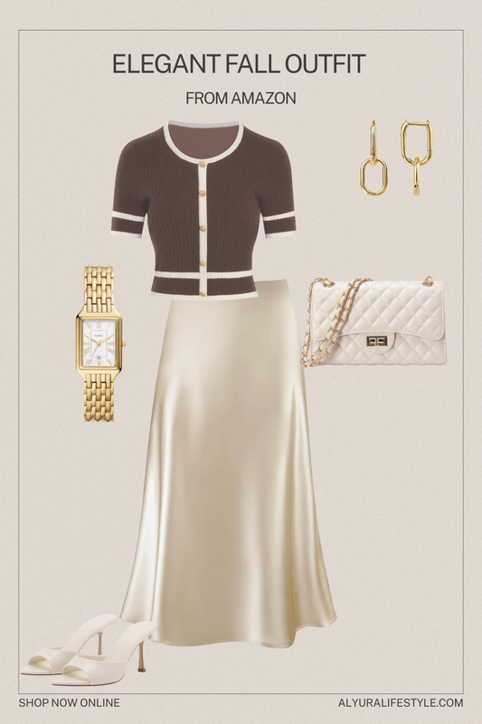 Elegant Fall Outfit | Classy & Feminine Look 🤎