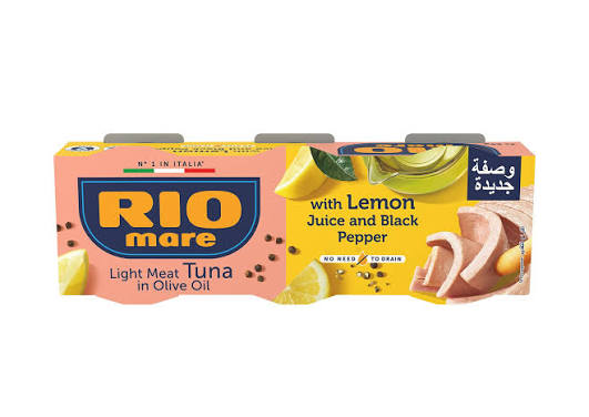 Rio Mare Tuna in Olive Oil with Lemon and Pepper 65g x3