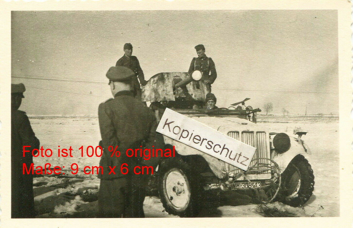 SdKfz Halbkette PAK Panzerjäger Wintertarn , Div. Kommandeur (1)