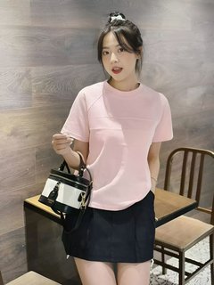 DB1137-BARE_Áo thun baby tee trơn cộc tay, áo phông nữ tay zap lăng cổ tròn dáng ôm BABY TEE cotton 2 chiều - A195, A229, AT05