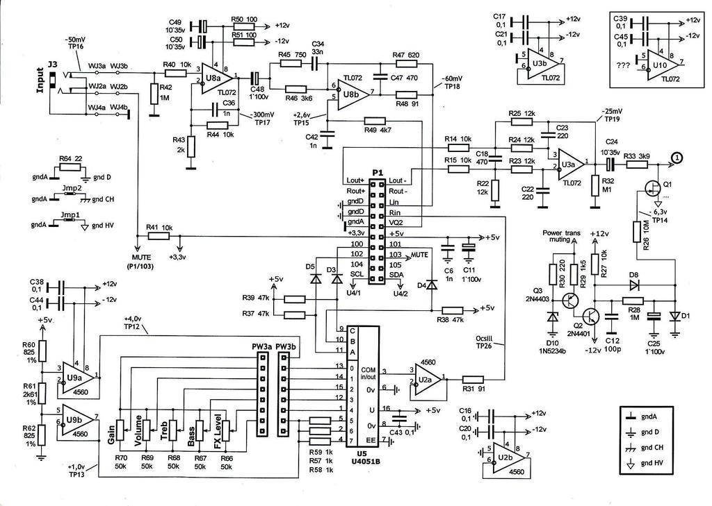 1. Предусилитель