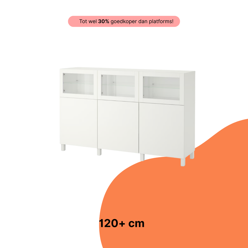 IKEA PAX kast — 2 elementen, inclusief kastinzetten en deuren, professioneel gemonteerd