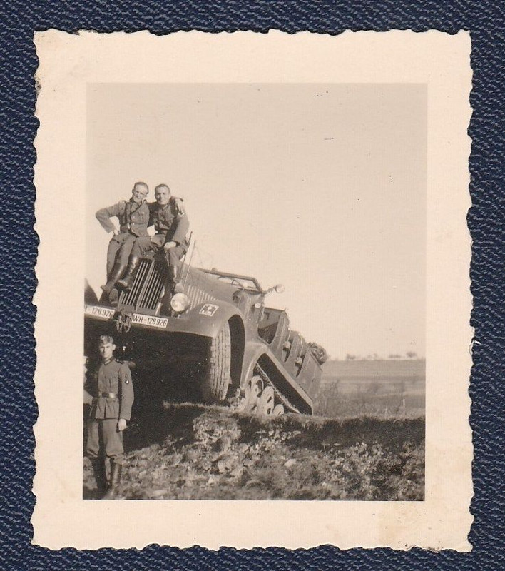 Foto 11 Stück SdKfz Halbkette2