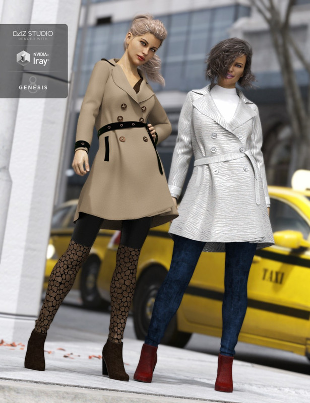 Trench Coat Outfit Textures