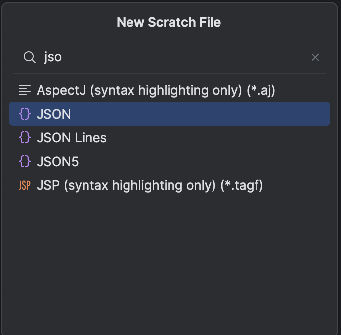 New Scratch File