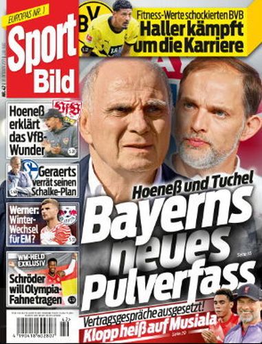 Cover: Sport Bild Magazin No 42 vom 18  Oktober 2023