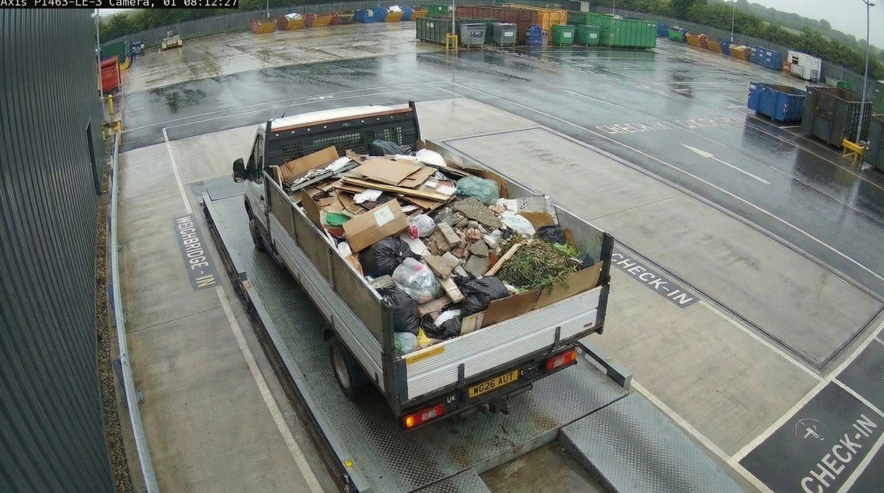 truck at weighbridge