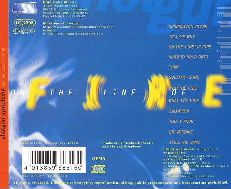 Shotgun Symphony - On The Line Of Fire (1997) Lossless Shotgun Symphony - On The Line Of Fire (1997) Lossless