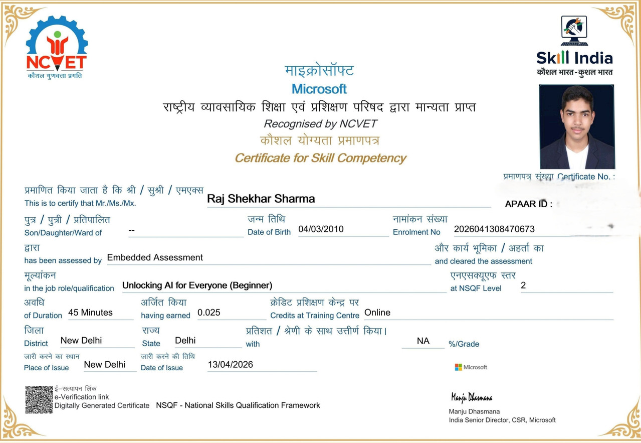 Microsoft AI Certificate