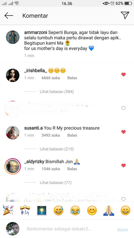 Dukungan sahabat mengenai hubungan Ibel dan Ammar