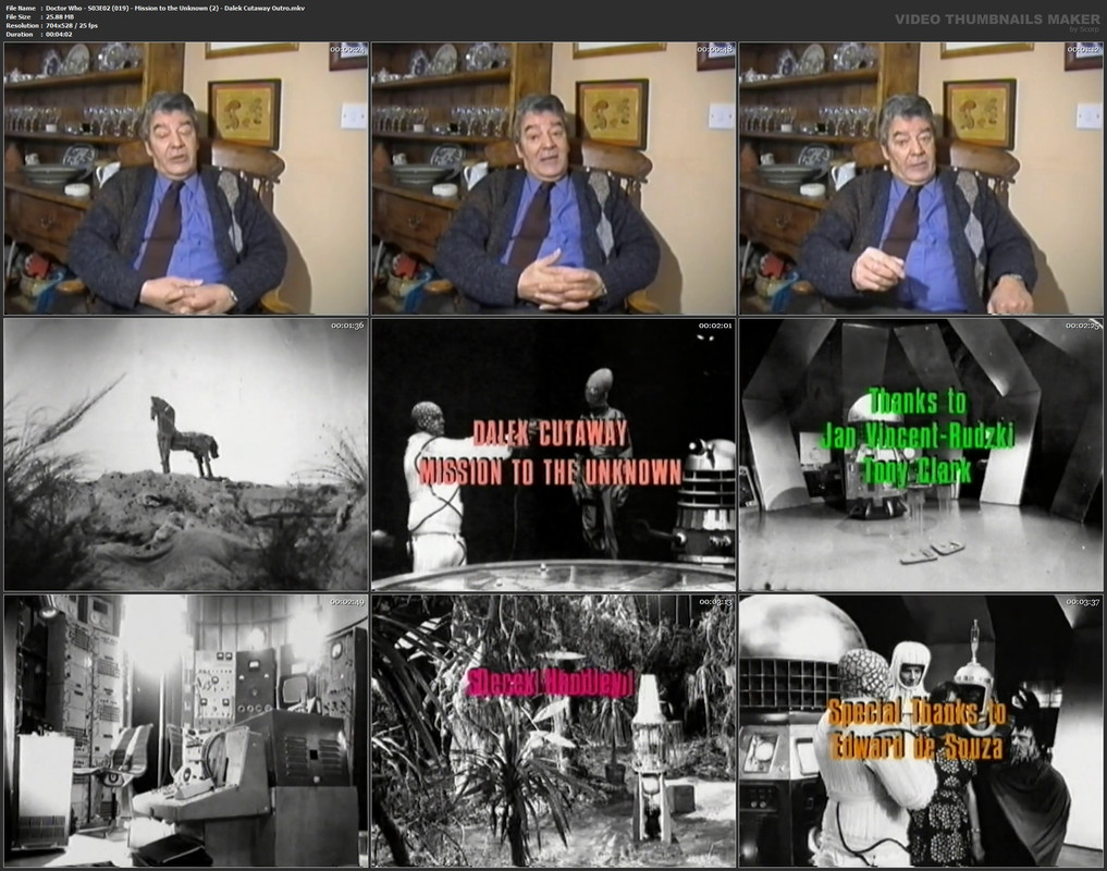 Doctor Who - S03E02 (019) - Mission to the Unknown (2) - Dalek Cutaway Outro.mkv