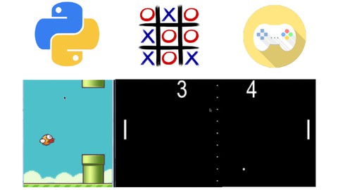 Python Course:Learn Python By building Games 2023 in Python.