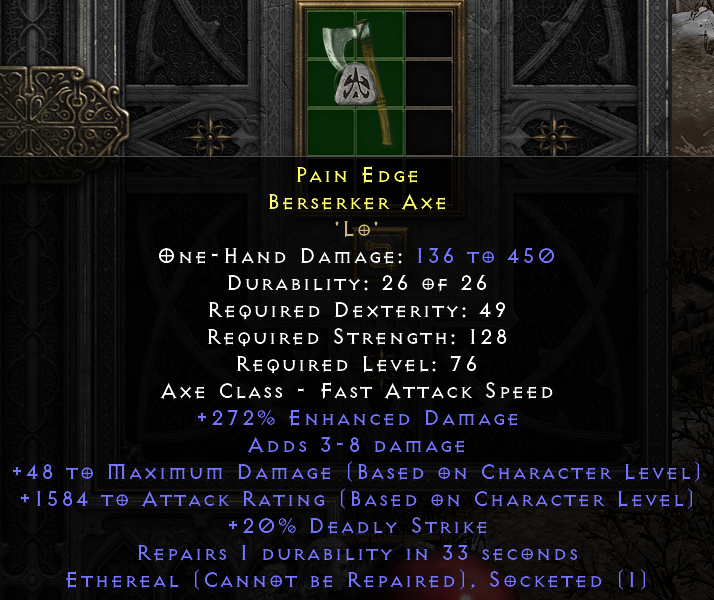 Selling Erep Fools Ba Zerker - Topic - d2jsp
