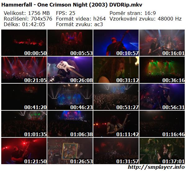 Hammerfall - One Crimson Night (2003)