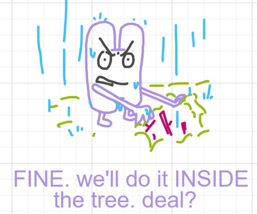 A panel from A Murder On The, episode six of the Board Boards object show by Furretwalk/WalkingFurret.